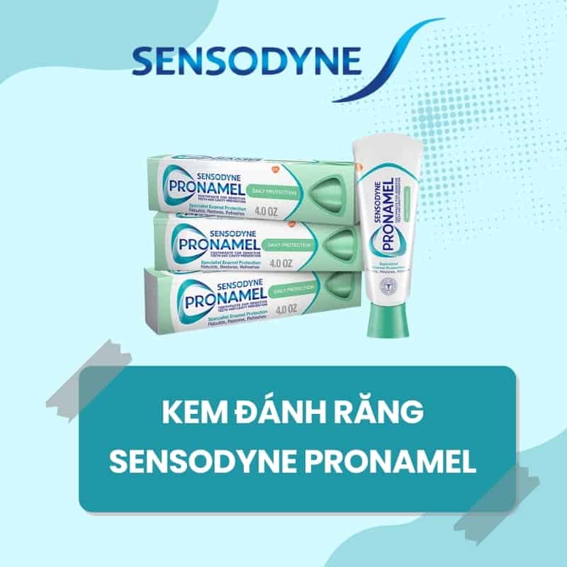 Kem đánh răng Sensodyne Pronamel Daily Protection Enamel