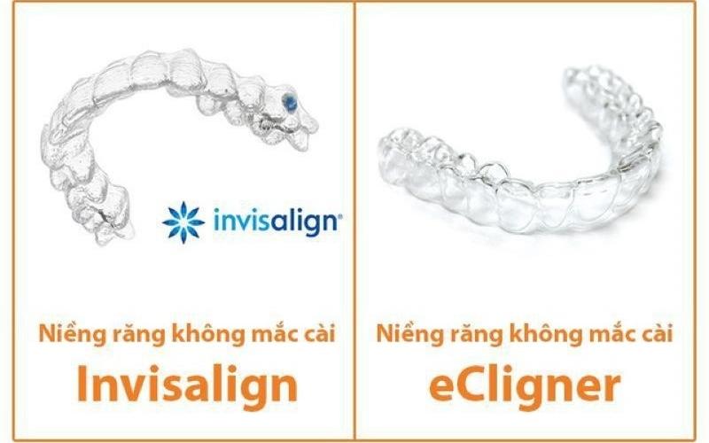 Tuy có nhiều điểm giống nhau, nhưng nềng răng Ecligner và Invisalign cũng có sự khác biệt nhất định