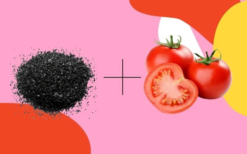 Tẩy trắng răng bằng cà chua và than hoạt tính