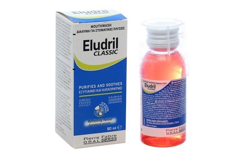 Eludril Classic - Nước súc miệng dành cho răng sứ