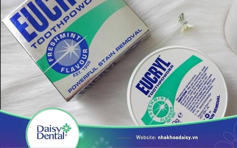 Bột tẩy trắng răng Eucryl
