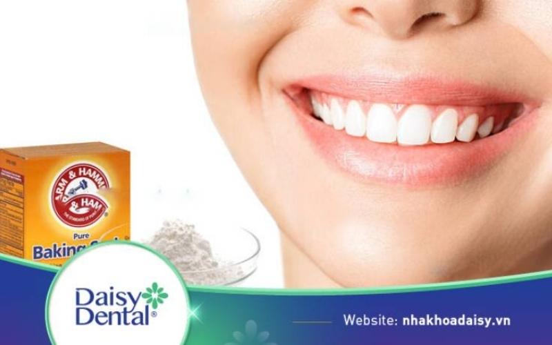 cách lấy cao răng bằng baking soda