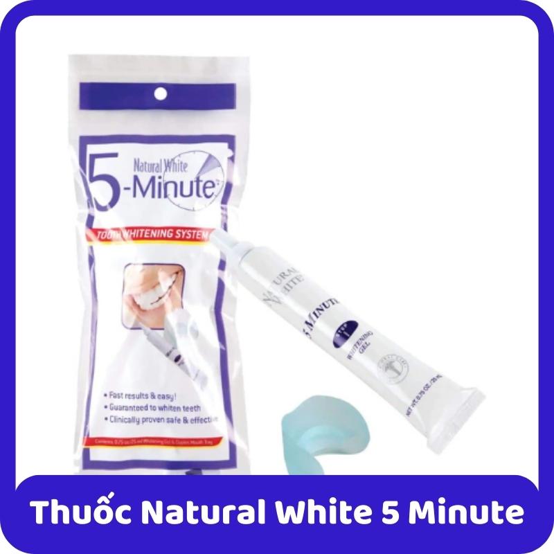 Thuốc tẩy trắng răng của Mỹ Natural White 5 Minute