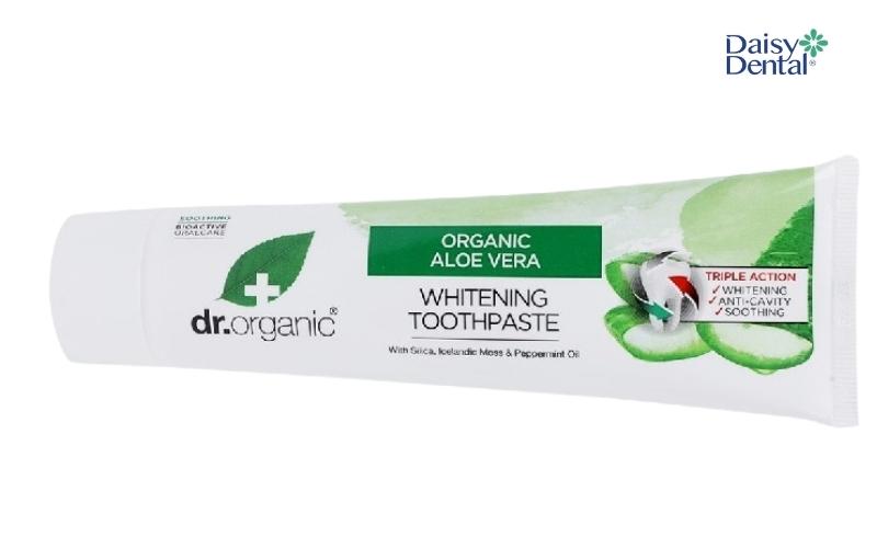 Dr Organic Aloe Vera là kem đánh răng được sản xuất tại Mỹ