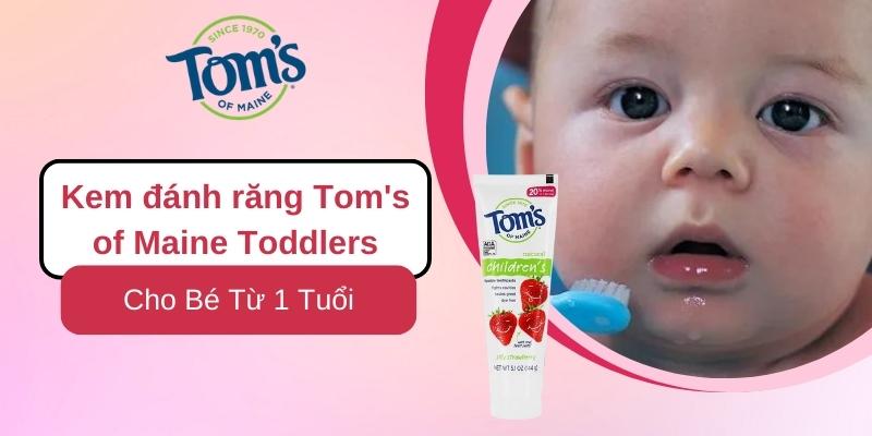 Kem tấn công răng giành cho nhỏ nhắn 1 tuổi tác Tom's of Maine Toddlers