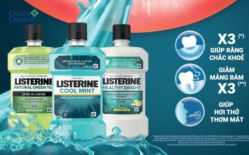 Nước súc miệng điều trị - Listerine