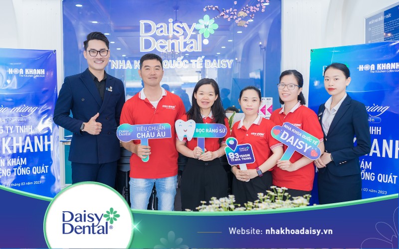 Công ty TNHH Hoa Khanh (Nha Trang) tin tưởng lựa chọn DAISY DENTAL là nơi chăm sóc sức khỏe răng miệng cho nhân viên