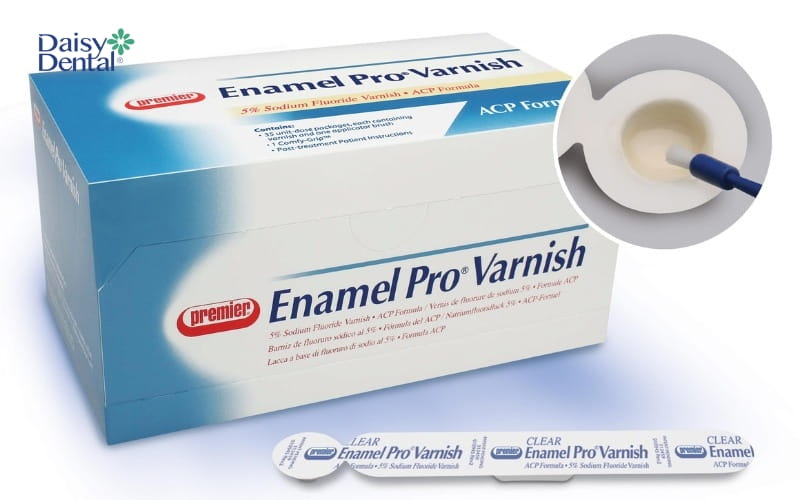 Thuốc trị ăn mòn chân răng ở trẻ Enamel Pro Varnish Vecni-flour