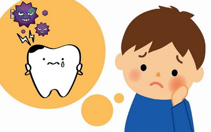 Sâu răng dẫn đến viêm nướu là nguyên nhân trực tiếp gây nổi cục ở trẻ