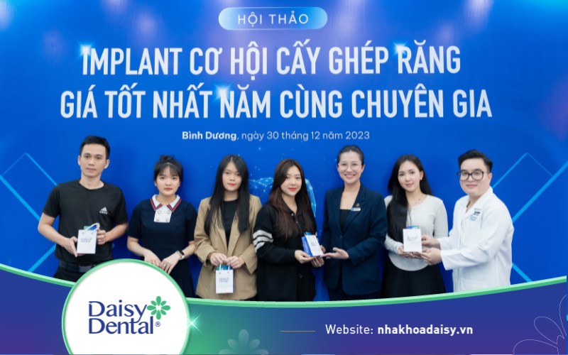 Nha khoa Quốc tế DAISY tổ chức thành công “Hội thảo Implant cơ hội cấy ghép răng giá tốt nhất năm cùng chuyên gia”