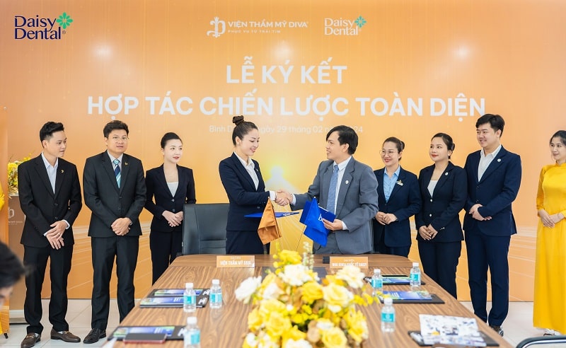 Những hình ảnh nổi bật tại buổi lễ ký kết hợp tác giữa DAISY DENTAL và Viện thẩm mỹ DIVA