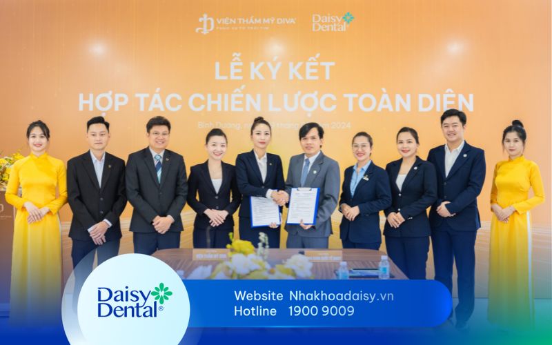 Kỹ kết hợp tác giữa DAISY DENTAL và Viện Thẩm Mỹ DIVA