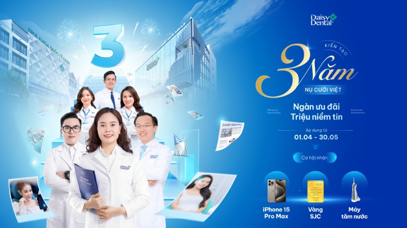 sinh nhật Nha khoa DAISY 3 tuổi