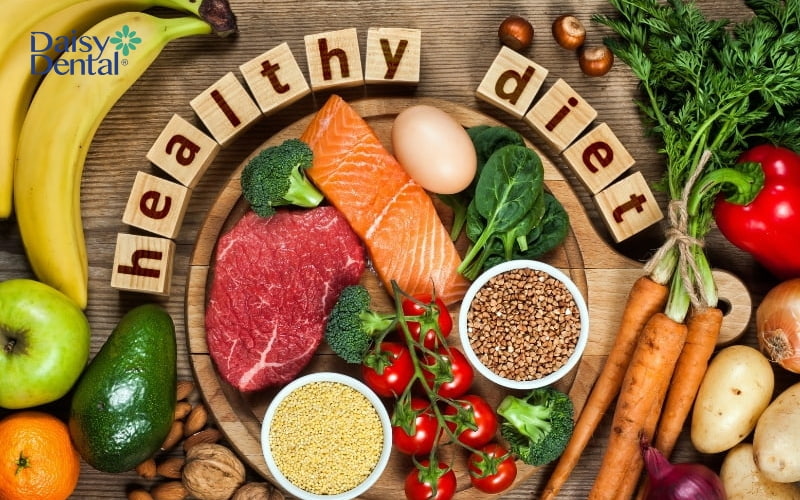 Chế độ ăn uống lành mạnh giúp bạn tránh được tình trạng hơi thở có mùi
