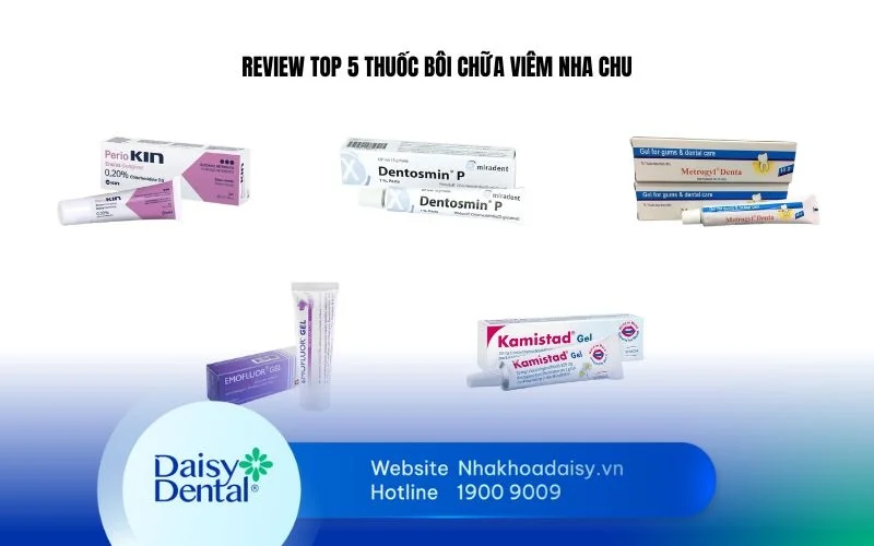 Thuốc bôi chữa viêm nha chu