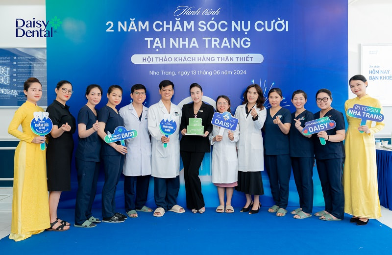 Nha khoa Quốc tế DAISY tổ chức hội thảo "Hành trình 2 năm chăm sóc nụ cười tại Nha Trang" vào ngày 13/06/2024