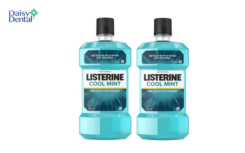 Listerine Cool Mint là sản phẩm nổi tiếng được nhiều khách hàng biết đến