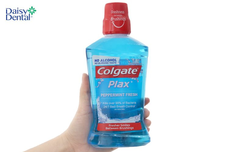 Nước súc miệng Colgate an toàn, không gây kích ứng, làm sạch khoang miệng hiệu quả