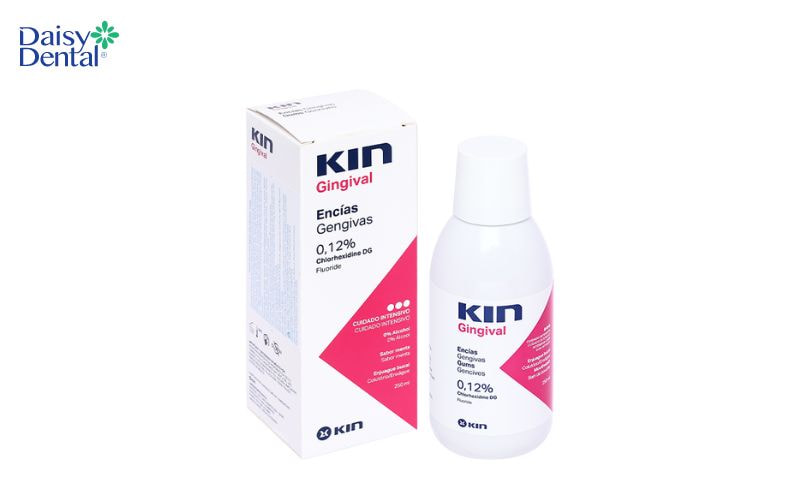 Nước súc miệng Kin Gingival không chứa cồn, an toàn cho sức khỏe