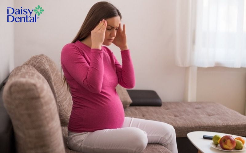 bà bầu bị nhiệt miệng