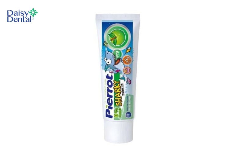 Kem đánh răng trẻ em Pierrot Sharky hương táo với dung tích 75ml