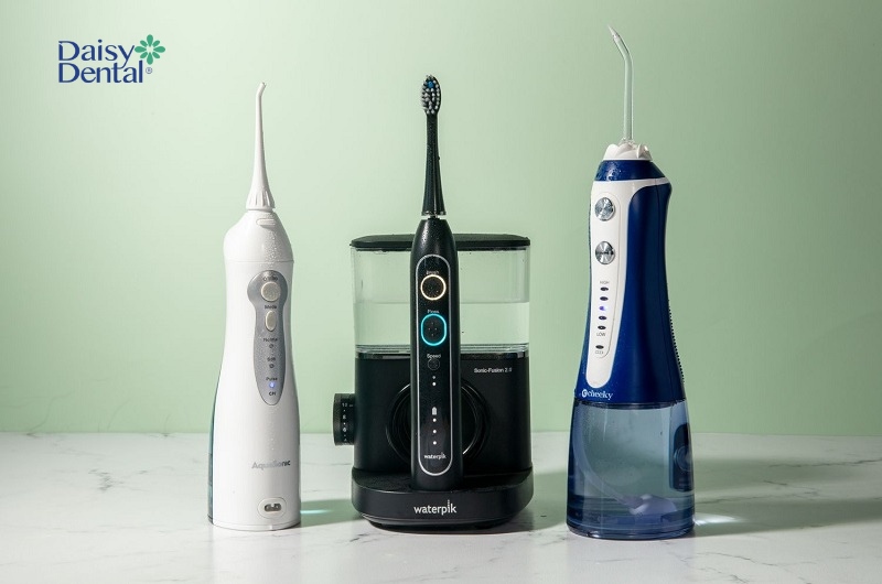 Máy tăm nước có thiết kế lớn nhỏ khác nhau tùy vào nhu cầu của người dùng