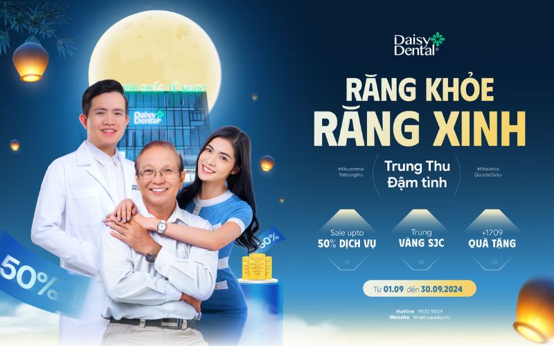 Nha khoa Quốc tế DAISY khởi động chương trình “Răng khỏe răng xinh - Trung thu đậm tình”