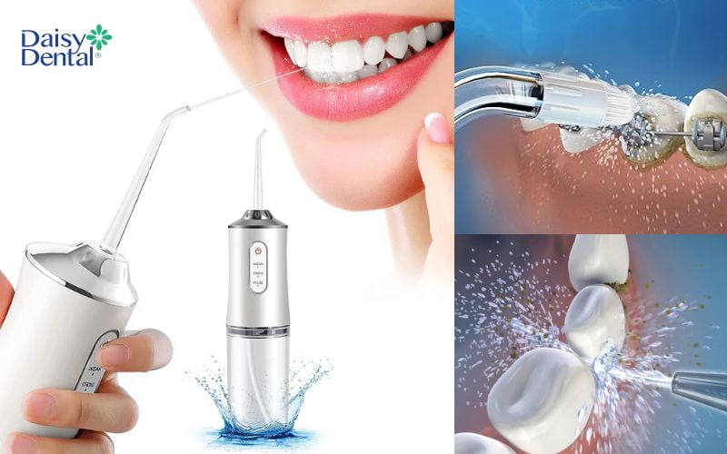 Máy tăm nước Oral Irrigator có khả năng phun nước mạnh mẽ