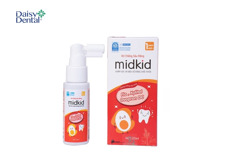 Bạn có thể tìm mua xịt chống sâu răng Midkid tại các nhà thuốc