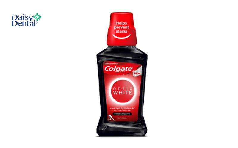 Nước súc miệng làm trắng răng Colgate Optic White mang lại hiệu quả vượt trội