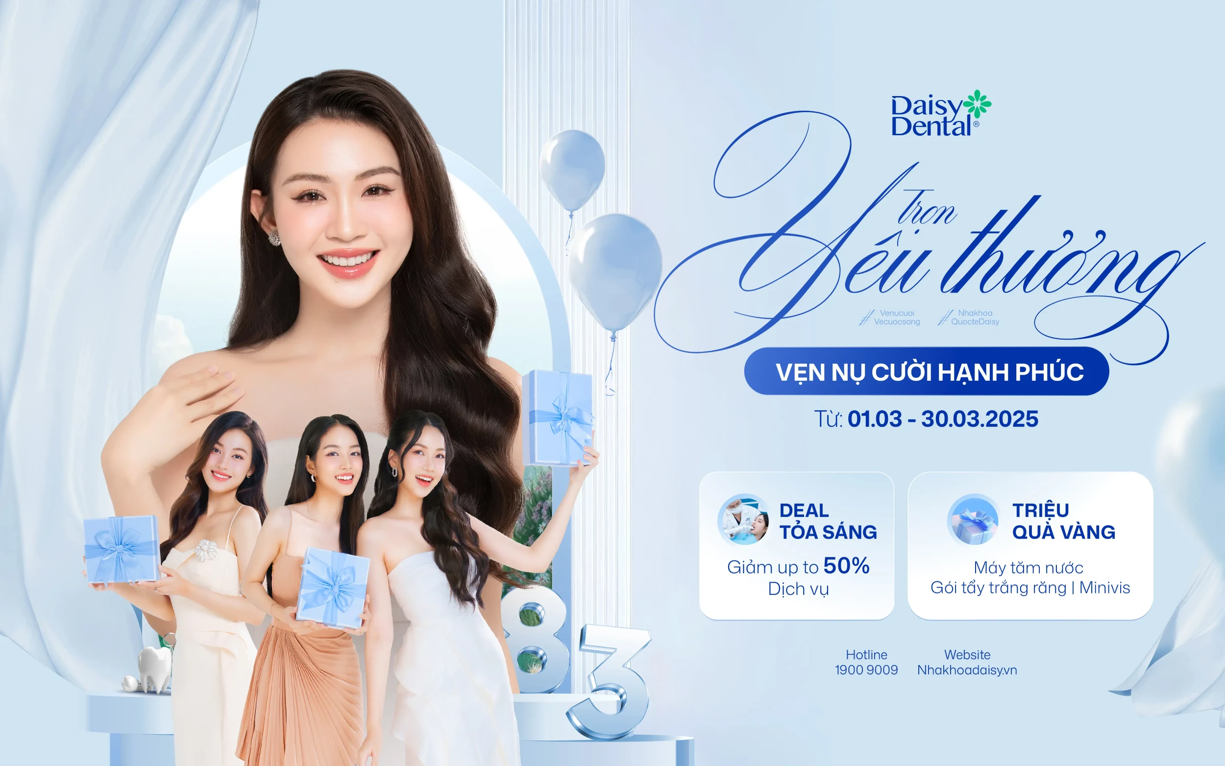 Nha khoa Quốc tế DAISY triển khai chương trình "Trọn yêu thương - Vẹn nụ cười hạnh phúc"
