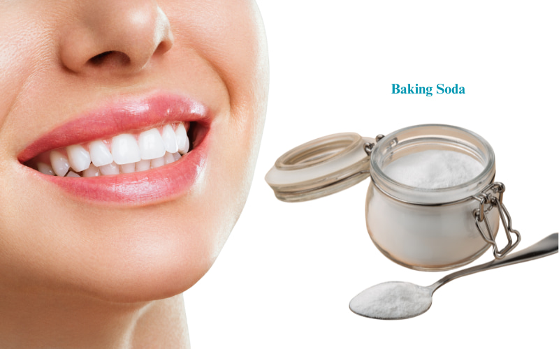 Baking soda có thể giúp loại bỏ mảng bám mềm và các vết ố nhẹ.