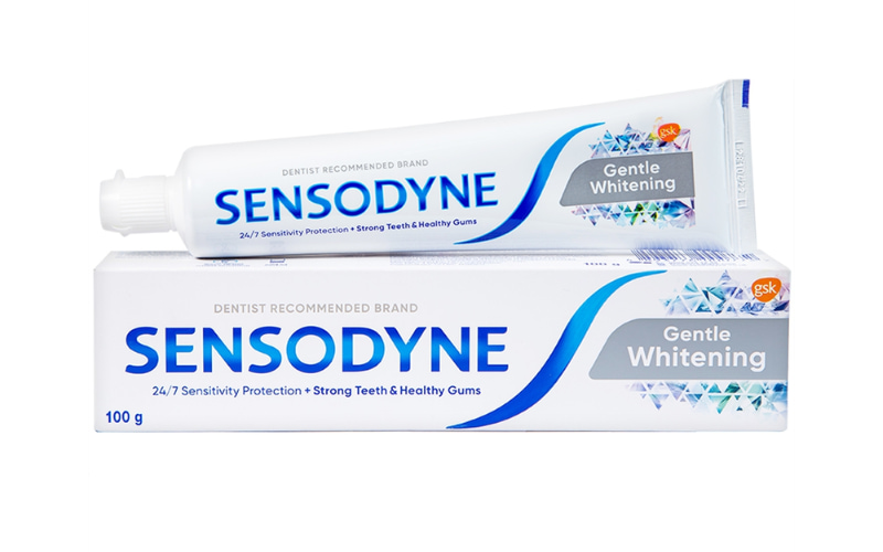Kem đánh răng Sensodyne Gentle Whitening giúp trắng răng