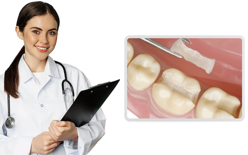 Miếng trám tạm thời thường được làm từ các vật liệu mềm và dễ dàng tháo bỏ khi cần thiết.