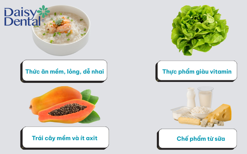Những thực phẩm nên ăn sau khi trám răng