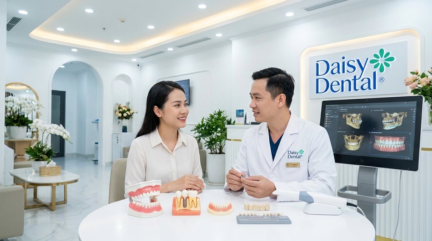 Phục Hình Răng Mất Tại Nha Khoa Daisy