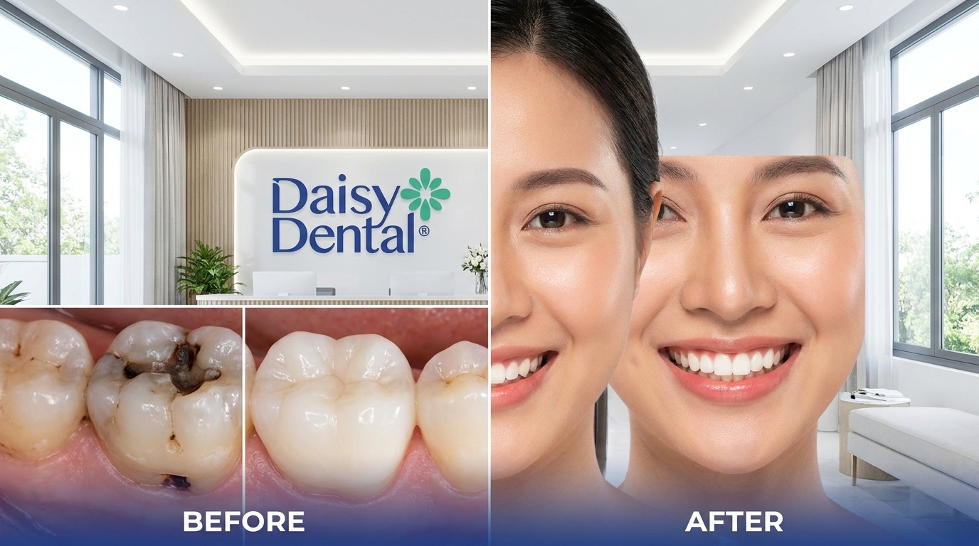 Trám Răng Thẩm Mỹ Tại Nha Khoa Daisy